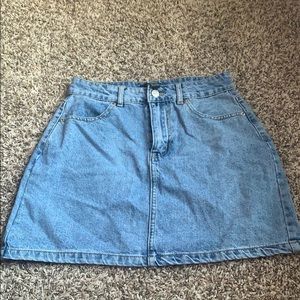 denim skirt blue forever 21
